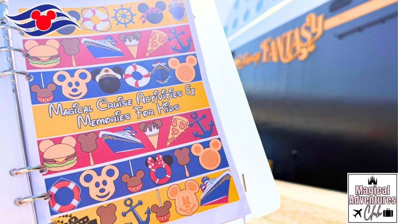 Magical Cruise Activities & Memories For Kids - Instant Download Digital Printable Edition