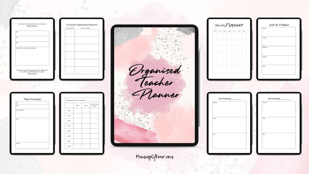 Organised Teacher Planner - Digital Printable Edition