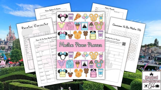 🏰 Magical Parks Trip Planner - Perfect Bound Edition