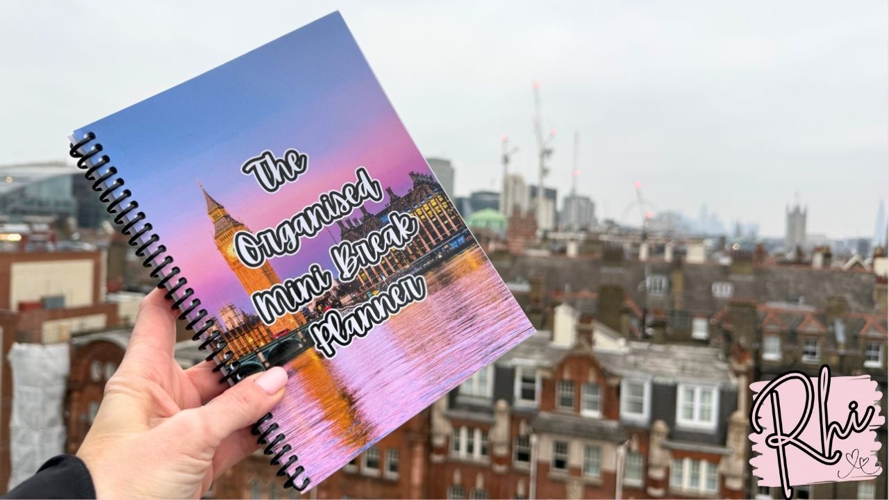 Organised Mini Break Planner - Spiral Bound Edition