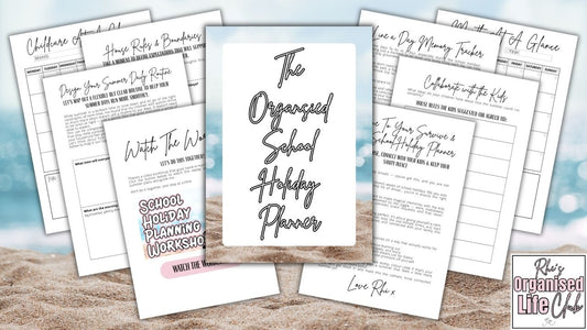 The Organised School Holiday Planner & Workshop