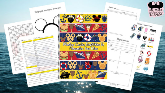 Magical Cruise Activities & Memories For Kids  - A5 Spiral Bound Edition