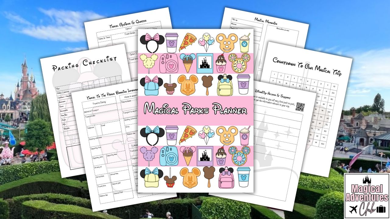 🏰 Magical Parks Trip Family Mega Planning Bundle