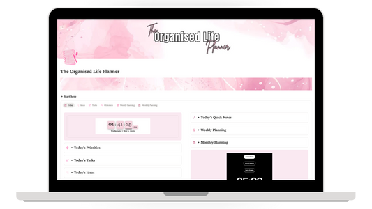 Organised Life Planner - Notion Digital Edition