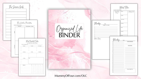 Organised Life Binder - Printable Starter Pack – MummyOfFour