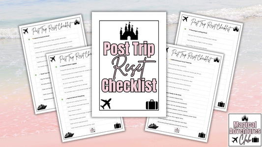Post-Trip Reset Checklist - Instant Digital Download Printable